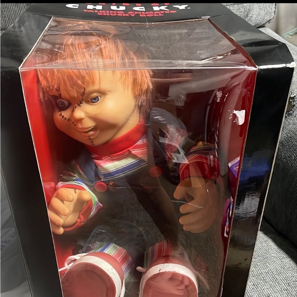 Chucky animated doll from Spencer’s.